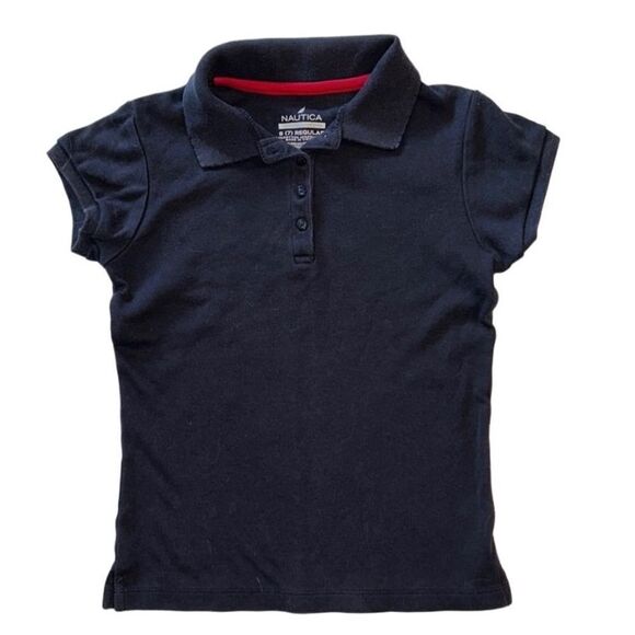 Girls Nautica polo shirt size 7 - Picture 1 of 3